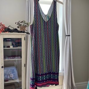 V neck summer dress